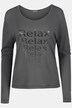 Shirt, Yoga, Motiv Relax, Rundhals, Langarm