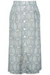 Maxi sukně, částečně elastický pas, knoflíková léga, květovaný potisk