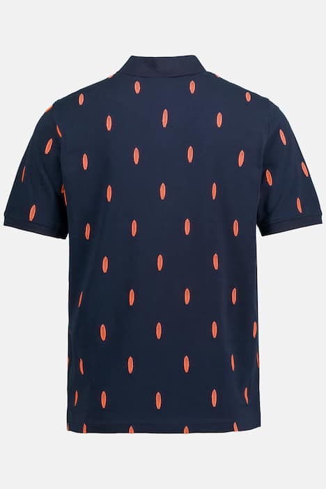 Tenniströja, halv ärm, alloverbroderi