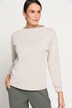 Boxy-Sweater, Identity, U-Boot-Ausschnitt, Langarm, weiche Modalmischung