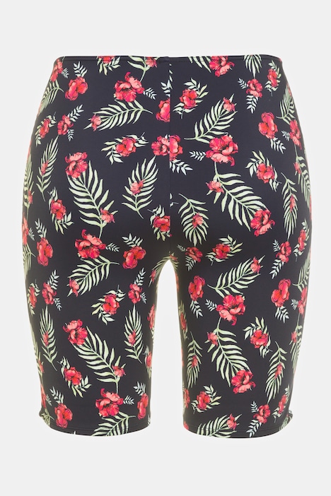 Floral Leaf Printed Short