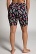 Floral Leaf Print Elastic Waist Stretch Swim/Cycling Shorts