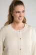 Pointelle Button Front Lightweight Fine Knit Cardigan Sweater