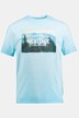 T-Shirt, Halbarm, Foto Print, oil dyed Jersey