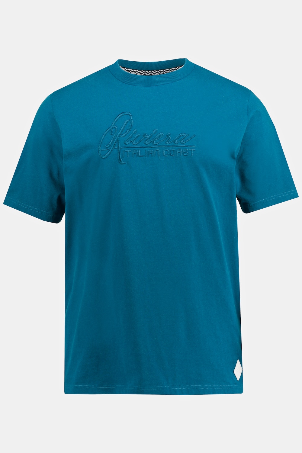 T-Shirt, Halbarm, große Stickerei