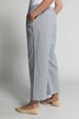 Eco Cotton/Linen Blend Double Stripe Wide Leg Culottes