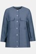 Twill Button Front Fully LIned Linen/Lyocell Blend Jacket