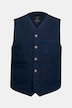 Gilet, tissu twill, col en V
