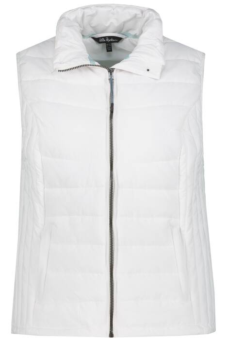 Prošívaná vesta, mix vzorů, stojáček, bez rukávů