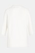 Polo Collar Partial Zip Cotton Blend Textured Sweater