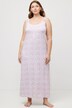Happy Floral Triple Strap Stretch Knit Nightgown