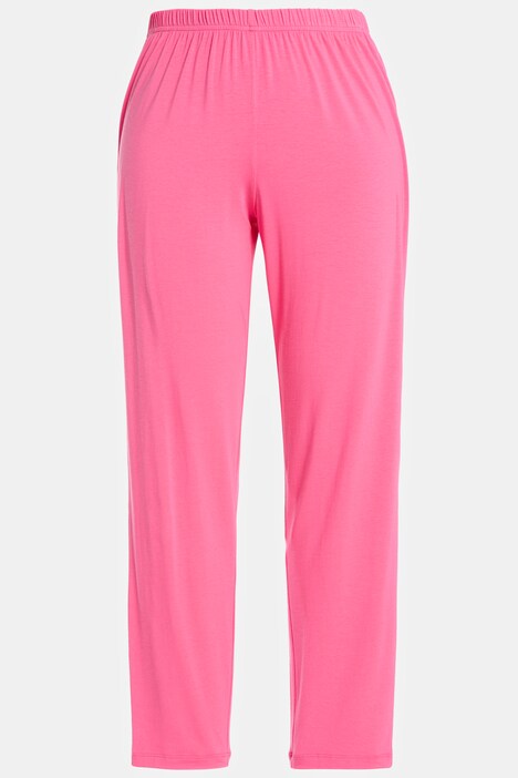 pyjama, kant, ronde hals, 3/4-mouwen