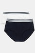 Hipster kalhotky, 2-balení, pruhovaný pas