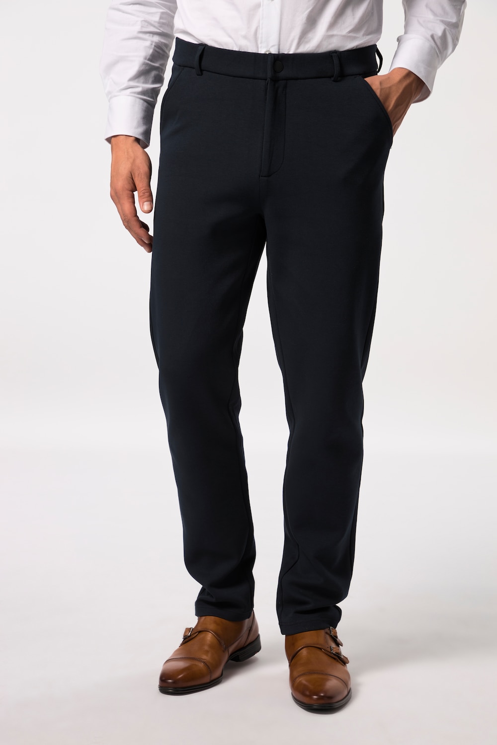 Grote Maten Jersey broek FLEXNAMIC®, Heren, blauw, Maat: 6XL, Katoen/Polyester, JP1880