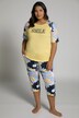 Eco Cotton Colorblock Floral SMILE Pajama Set