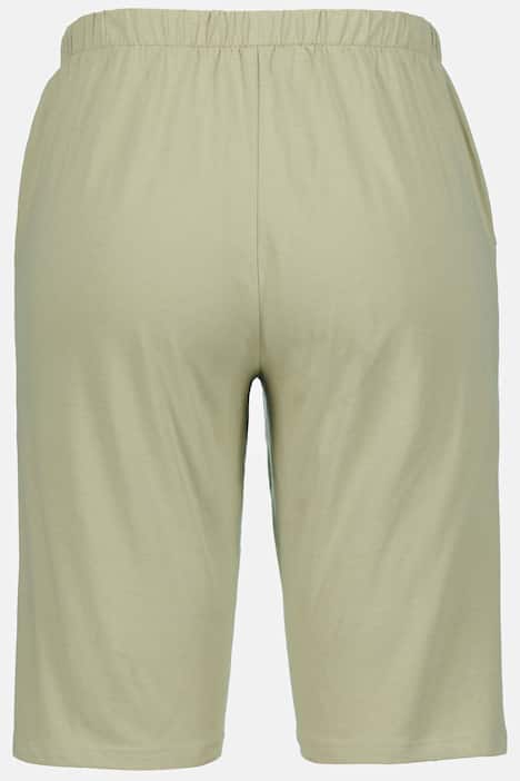 Camo Print Cotton Knit Shorty Pajama Set