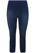 Žerzejové capri kalhoty Sienna, úzké nohavice, postranní rozparky