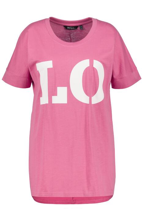 Tričko, LOVE, oversize, kulatý výstřih, krátké rukávy