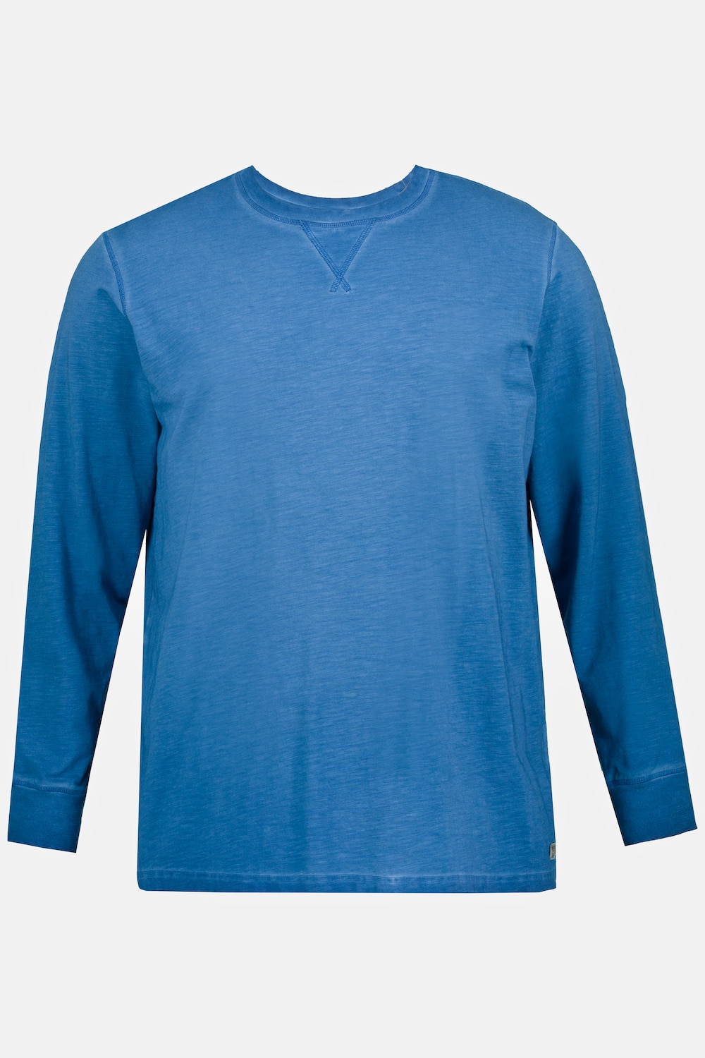 Langarmshirt, Große Größen, Herren, blau, Größe: 4XL, Baumwolle, JP1880