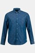 Long Sleeve Denim Look Shirt