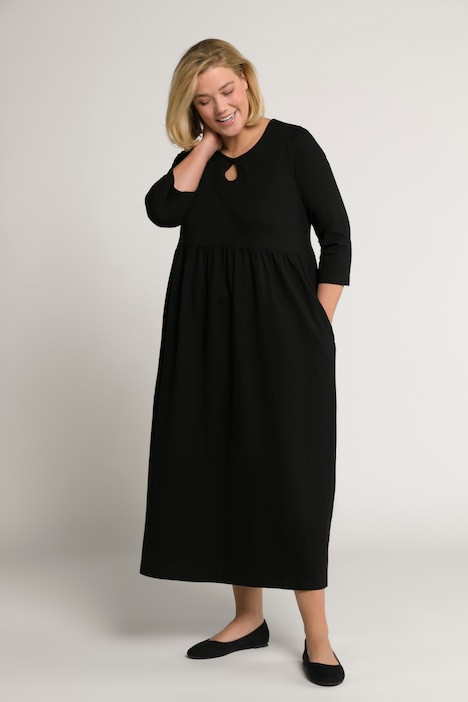 Keyhole Neckline Knit Empire Dress | More Dresses | Dresses