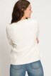 Chaqueta de punto, cuello en V, manga larga, punto de canalé