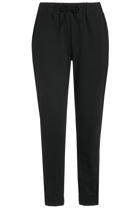 Kalhoty, běžecké, streč úplet, elastický pas, elastický lem