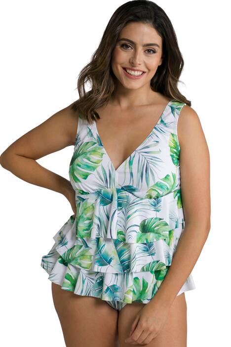 Tankiny, palmy, volány, měkké košíčky, delší horní díl