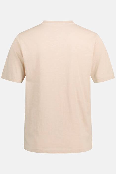 T-Shirt, Basic, Halbarm, V-Ausschnitt, Flammjersey, bis 8 XL