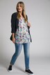 Bluzka z lnem w kwiaty
