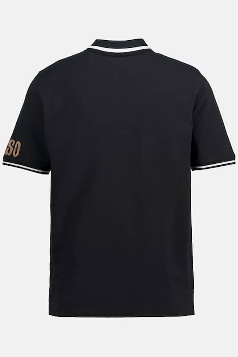 Koszulka polo, krótki rękaw, naszywki