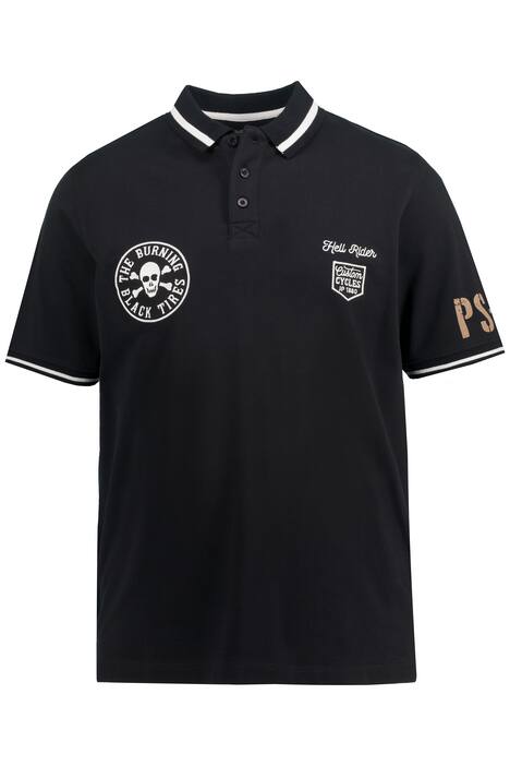 Polokošile, krátké rukávy, nášivky