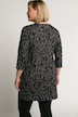 Longshirt, Animal Print, Tunika Ausschnitt, 3/4-Ärmel