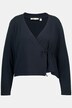 Cardigan, veste cache-cœur, décolleté en V, coton bio