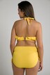 bikini, structuur, softcups, neckholder, volant