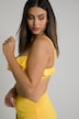 bikini, structuur, softcups, neckholder, volant
