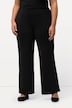 Broek, jersey, wijde pijpen, elastische tailleband