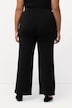 Broek, jersey, wijde pijpen, elastische tailleband