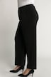 Broek, jersey, wijde pijpen, elastische tailleband