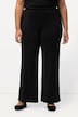 Broek, jersey, wijde pijpen, elastische tailleband