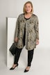 Matte Jersey One Button Print Jacket