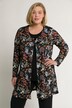 Matte Jersey One Button Print Jacket