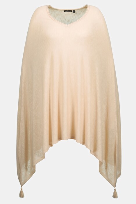 Lightweight Fine Knit Oversized Fit Poncho