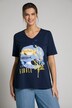 T-shirt, vis, classic, V-hals, korte mouwen