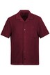 Froté košile, krátké rukávy, Cuba límec, střih Modern Basic