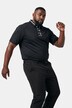 Poloshirt, Golf, Zipper, Halbarm, Kontrast Details, bis 7 XL