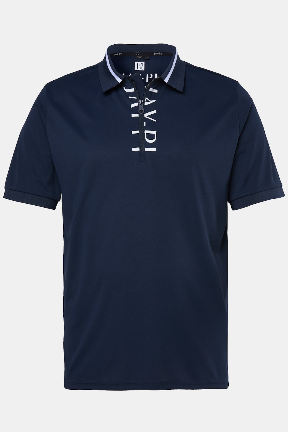 Poloshirt, Golf, Zipper, Halbarm, Kontrast Details, bis 7 XL