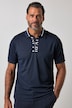 Poloshirt, Golf, Zipper, Halbarm, Kontrast Details, bis 7 XL