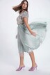Tulle Elastic Waist Satin Lined Occasion Skirt