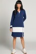 Polokleid, Streifen, Polokragen, Langarm